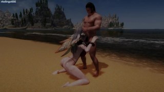 skyrim Goddess NTR part3 in the VIP room of the hotel