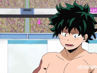 Mei En Deku Neuken in Het Openbaar