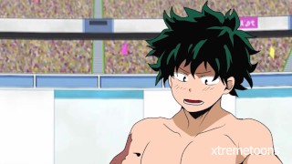 Mei en Deku neuken in het openbaar