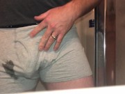 Cumming And Pissing In My Underwear, Then Cumming Again Right After Because I Was So Horny 
