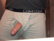 Preview 5 of Cumming And Pissing In My Underwear, Then Cumming Again Right After Because I Was So Horny