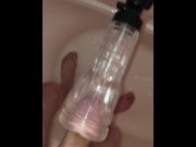 Preview 1 of Thick Cock Stuffs Tight Fleshlight and Cums Twice
