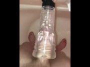 Preview 5 of Thick Cock Stuffs Tight Fleshlight and Cums Twice