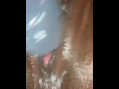 My pussy cant stop creaming and cumming while stepbrother records {[watch til end]}