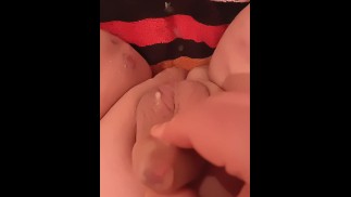 Chubby fat cum with small dick and need humiliation