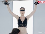 Preview 1 of WHITEBOXXX - Gorgeous Model Mia Evans Soft Bondage Erotic Sex Full Scene