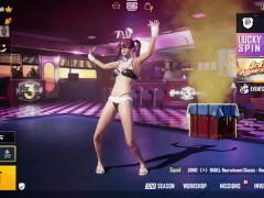 PUBG mobile / BGMI joyful twist emote bunny swimsuit