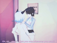 Mukuro Enoshima Ultimate Soldier Free Time Event in the Bathroom Danganronpa Uncensored Hentai
