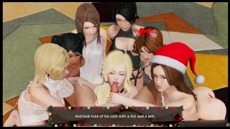 Сочельник директора [PornPlay Hentai game] Ep.3 Санта устраивает рождественскую оргию