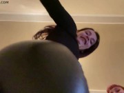 Preview 6 of POV Butt Drops and Spitting Femdom With Mistresses Kira and Sofi