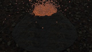 Vulkaan Eruption_Test_Kinda mislukt