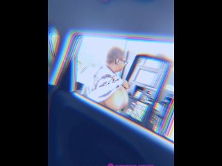 38N tits gas pumping tease