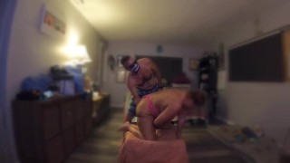 Sexy Joy Gets Her Ass Fingered and Fucked by the Neighbor Pt. 1