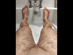 Hairy FTM in the bath