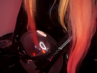 Cream Filled Inflatable Donut Made By A Cute Latex Kig