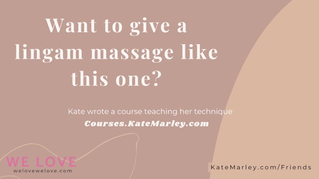 Sensual Prostate Massage & Intense Orgasms with Big Cumshot - Kate Marley