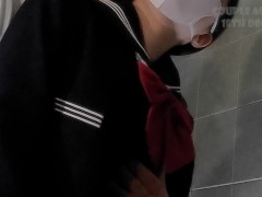 Video I got an orgasm over and over again with hands and adult toys wearing school clothes
