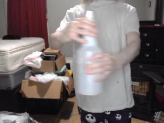 Trans girl wet shirt nipple orgasm