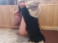 Crossdresser masturbating. It's embarassing. I want you to see it.
