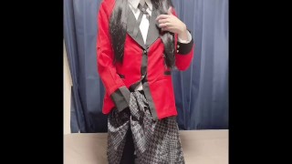 【japanese crossdresser cosplay】Yumeko Jyabami masturbation