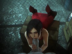 Resident Evil Ada Wong blowjob - (noname55)