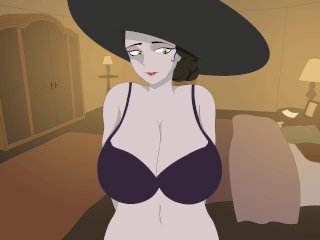 cumshot, big boobs, lady dimitrescu, re village