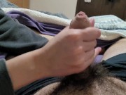 Preview 2 of edging handjob until explosive cumshot everywhere