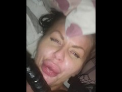 Vicki peach strap on hard face fuck roxi Lloyd 