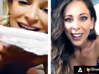 MOMMYSGIRL Thirsty Emma Hix And Stepmom Cherie_DeVille Share Their_Wet Pussy On Cam