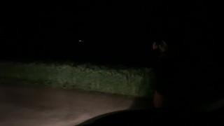 Night pissing outdoor-INSTAGRAM:ClaudiaMacc7