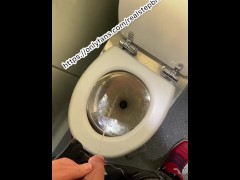 Train Toilet pissing 