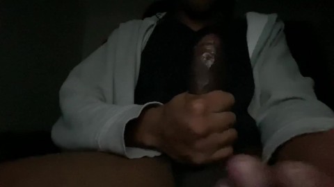 MY BBC SHOOTS CUM INTO MY HAND LICK IT UP 