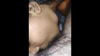 Падчерица с глубокой глоткой и RimJob со спермой на лице