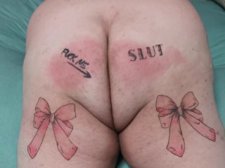 tattooed women, amateur, spanl, slut
