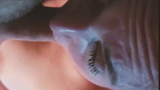 POV Close-Up View Of Facefuck Wife Sharing