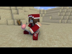 Christmas futa jerk off in desert location | Animation 4k 60 fps