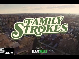 Family Strokes - Hot Latina Milf Lets Her Stepson Pull Up Her Skirt And Expose Her Plump Ass screenshot number 0