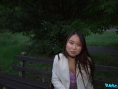 Video Public Agent - Yimming Curiosity Offers Erik Cash To Show Her His Dick & Splits Her Pussy Lips Open