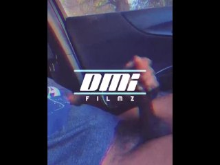 Jacking off in the parking lot at work 