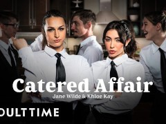 TRANSFIXED - Hot Caterers Jane Wilde & Khloe Kay Get CAUGHT Hooking Up On the Job!