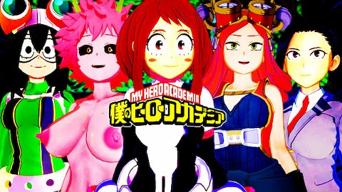 MY HERO ACADEMIA HENTAI COMPILATIE - DEKU NEUKT MEISJES VAN ZIJN KLAS