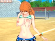 Preview 1 of [Hentai Game Koikatsu! ]Have sex with Big tits ONE PIECE Nami.3DCG Erotic Anime Video.