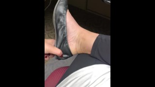 Remoção do sapato