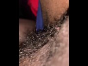 Preview 4 of Hot Teen Makes Boyfriend Watch Her Ride A Monster Cock Close Up 💦