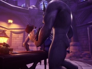 Werewolf takes Night Elf from Behind