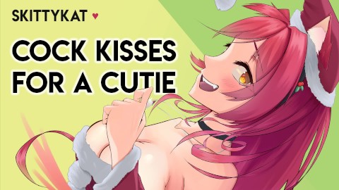 Gentle Femdom || Cock Kisses For a Cutie [Big step-sis + Virgin listener] [Lipstick kisses]