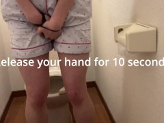[排泄管理少女]手を縛られて長時間おしっこを我慢させられるが許しがもらえず... - Screenshot 9 of 16 - Beautiful Girl