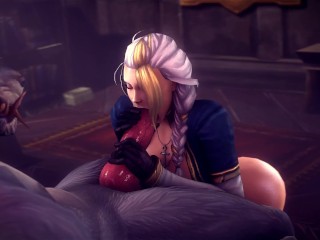 Jaina Proudmore and worgen pov blowjob - Warcraft(noname55)