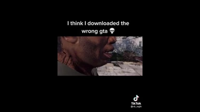 Я думаю, что скачал не ту GTA