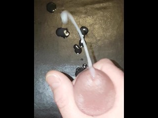 Gigantesca Fontana Di Sborra Natalizia Da un Grosso Cazzo Perfetto in Alta Risoluzione e Slowmotion